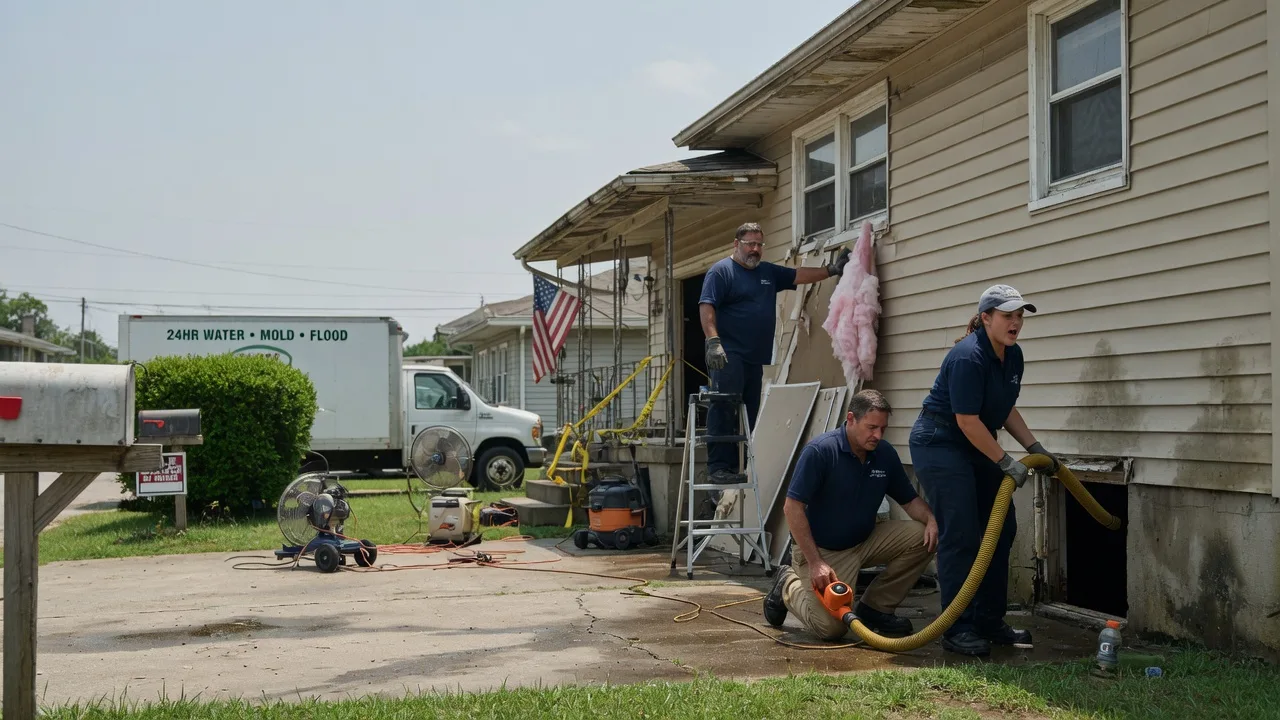 Water Damage Repair in Jamestown, OH near me